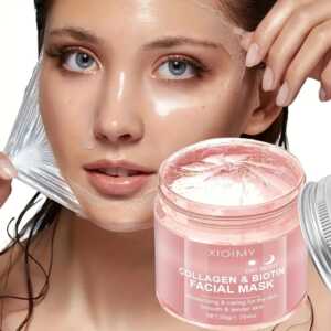 Maschera Viso Idratante al Collagene e Biotina